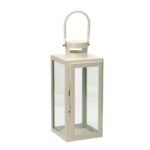 lampion metalowy Elegance White